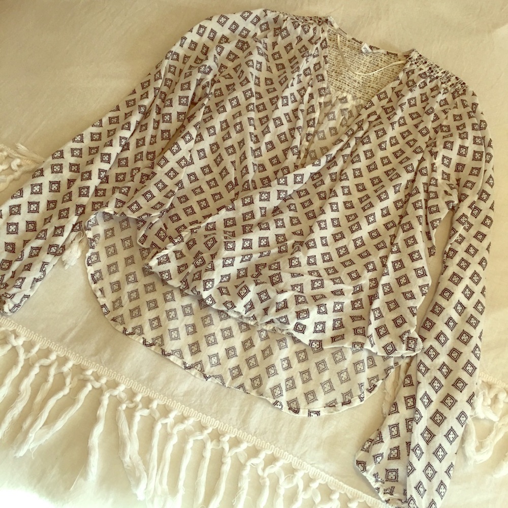 Rip Curl Patterned Blouse